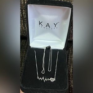 Kay jewelers heartbeat necklace
